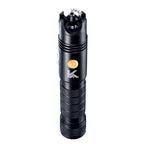Karvinger KLFO50 visual fault locator, angled view of knurled aluminum body
