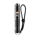Karvinger KLFO50 50mW visual fault locator with wrist lanyard, front view
